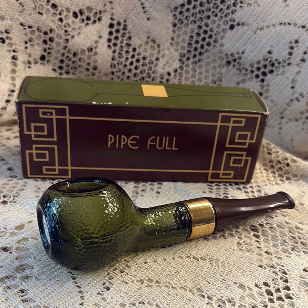 Vintage Avon Pipe Full Decanter